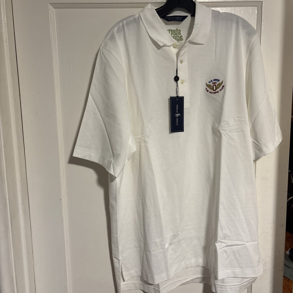 Ralph Lauren Polo Golf Olympic Club 2012 U.S. Open Golf Shirt  Men's L NEW